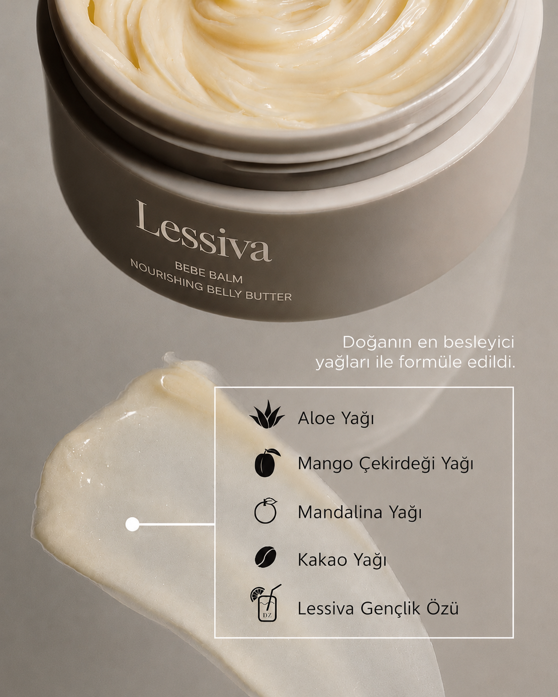 Lessiva™ Bebe Balm – Besleyici Hamilelik Bakım Balmı