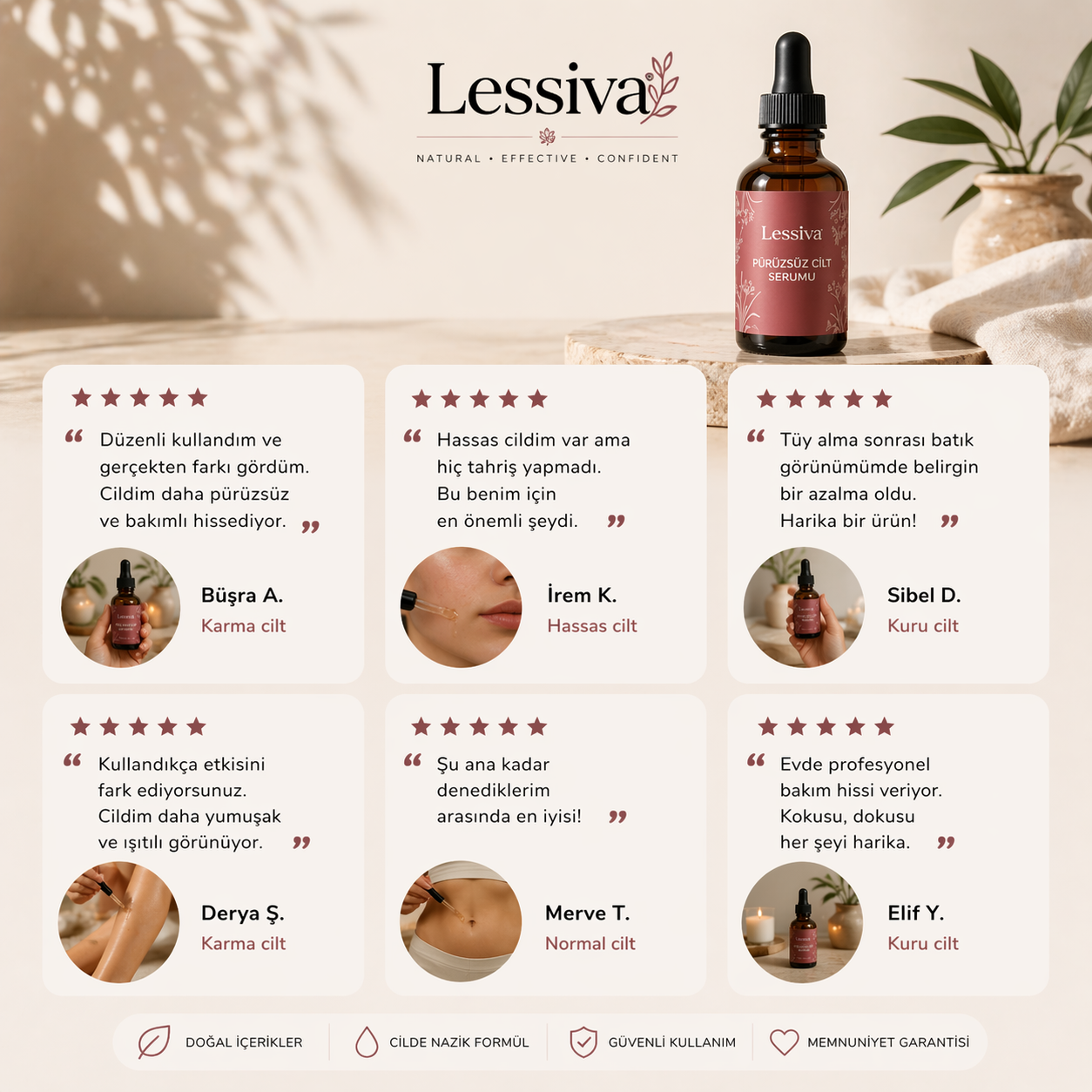 Lessiva™ Pürüzsüz Cilt Serumu